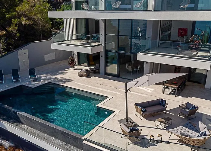 别墅 Korcula Grandeur 5 Bedrooms Stunning Waterfront Setting Sea Access 普瑞兹巴